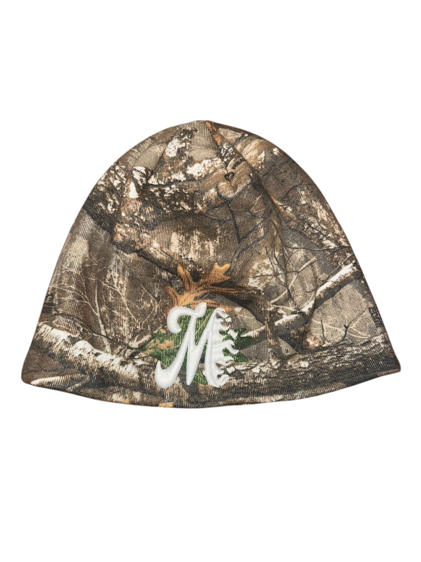 Real tree camo beanie